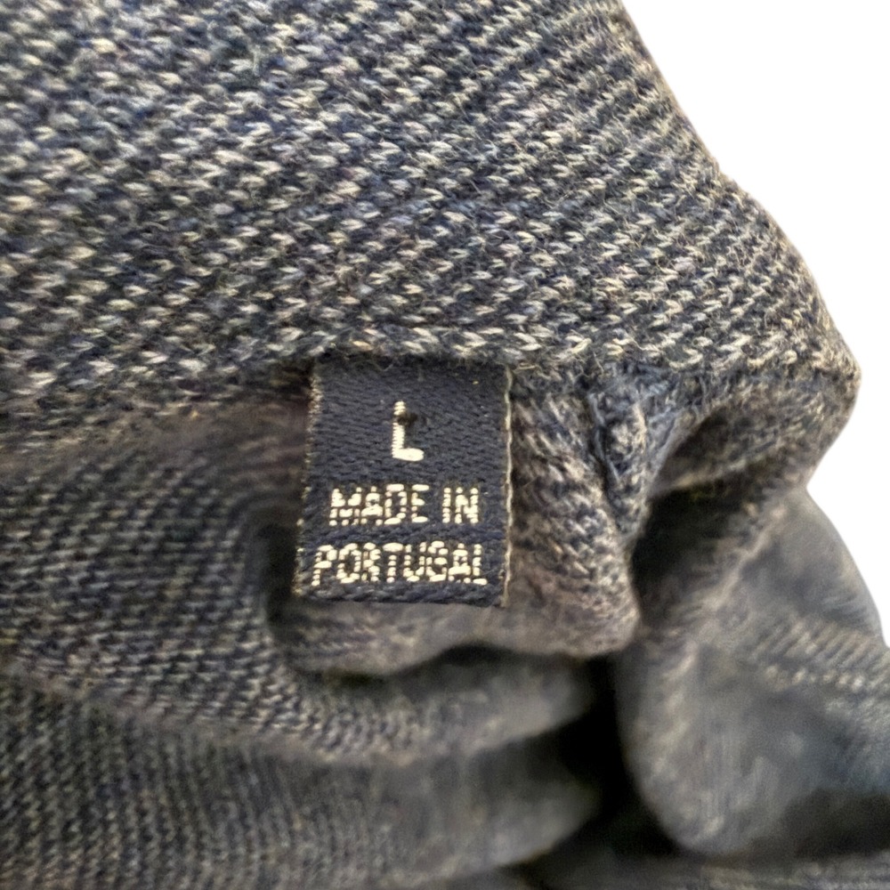 04651 A Trip‎ in a Bag Italian Cotton Long Sleeve Minimalist Button Down GG31 - Picture 9 of 10